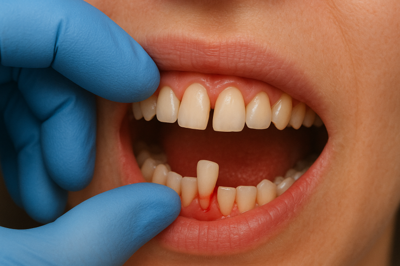 Dent explusée, Dr Pignard, Auriol