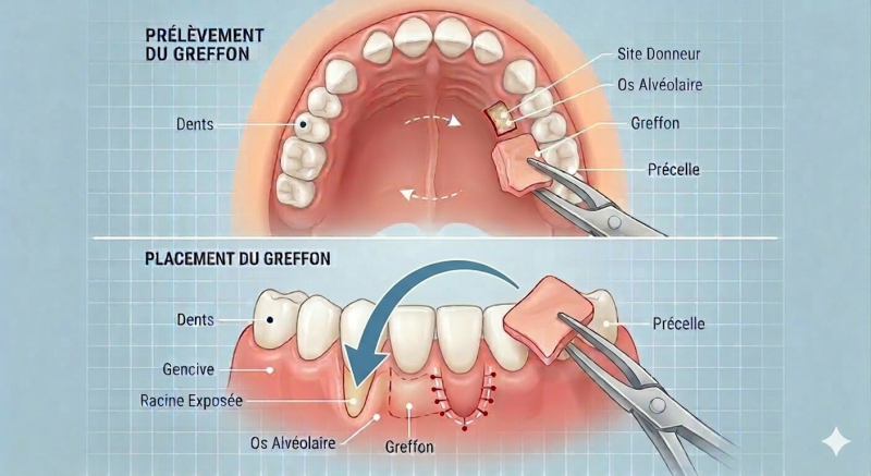 Greffe de gencive, Dr Pignard, 13390 Auriol
